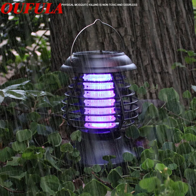 

WPD Solar Mosquito Killer Lamp Garden Electric Mosquito Outdoor Mosquito Trap Indoor Waterproof Mosquito Repellent Lamp