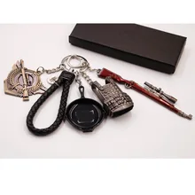 Похожие продукты куриный уровень три шлема 98K автомобильный брелок пистолет креативная мини-игра модель подвески с ключиками