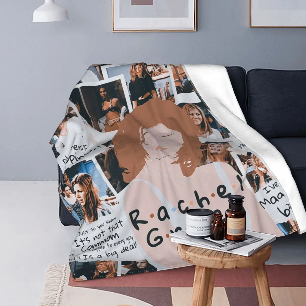 

Фланелевое покрывало Friends TV Show, американское стандартное одеяло для дивана, супермягкое покрывало для путешествий