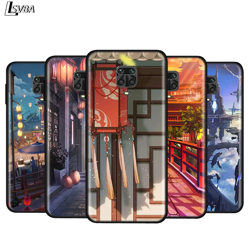 

Silicone Cover Quiet Night View For Xiaomi Redmi Note 9 9S Max 8T 8 7 6 5 Pro 5A 4X 4 Bright Black Phone Case