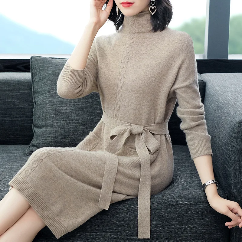 D905598 Lange Fonds Trui Rok Winter Pak-Jurk 2019 Taille Chalaza Losse Breien Jurk D905598 Lange Fonds Trui Rok Winter Pak-Jurk 2019 Taille Chalaza Losse Breien Jurk