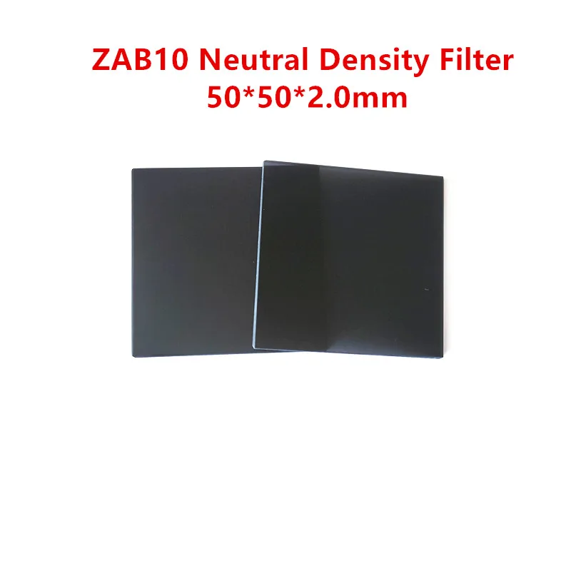 ND стекло ZAB10 50*50*2 мм 10% фильтр нейтральной плотности NG4 уменьшить освесветильник OD