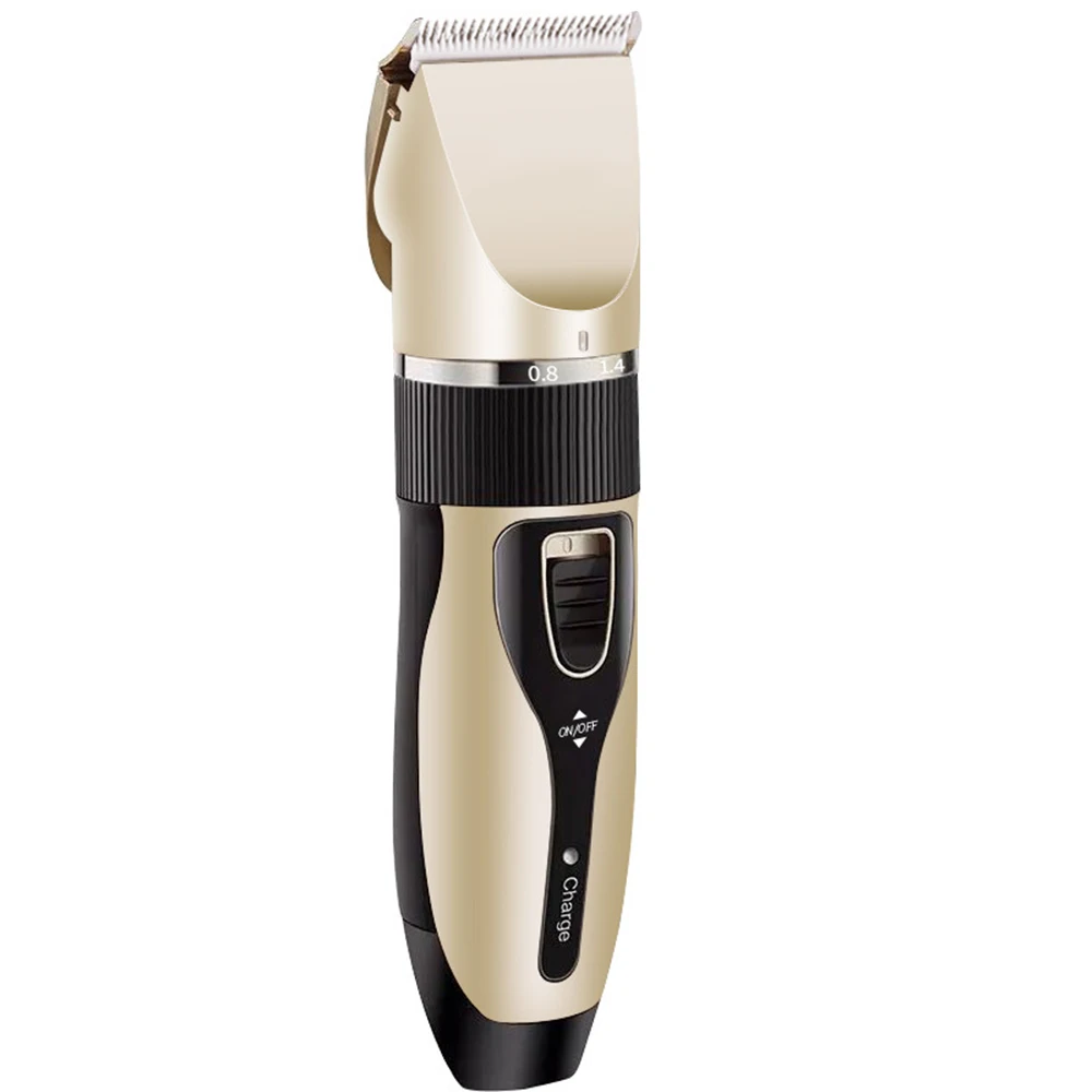 Professional Hair Trimmer Rechargeable Electric Hair Clipper Men's Cordless Haircut Adjustable Ceramic Blade8(W)