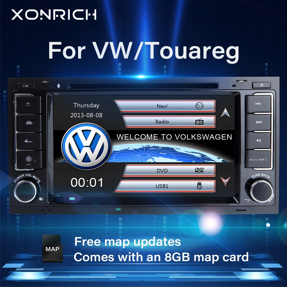 2 din Car radio multimedia For VW Volkswagen Touareg T5 Transporter