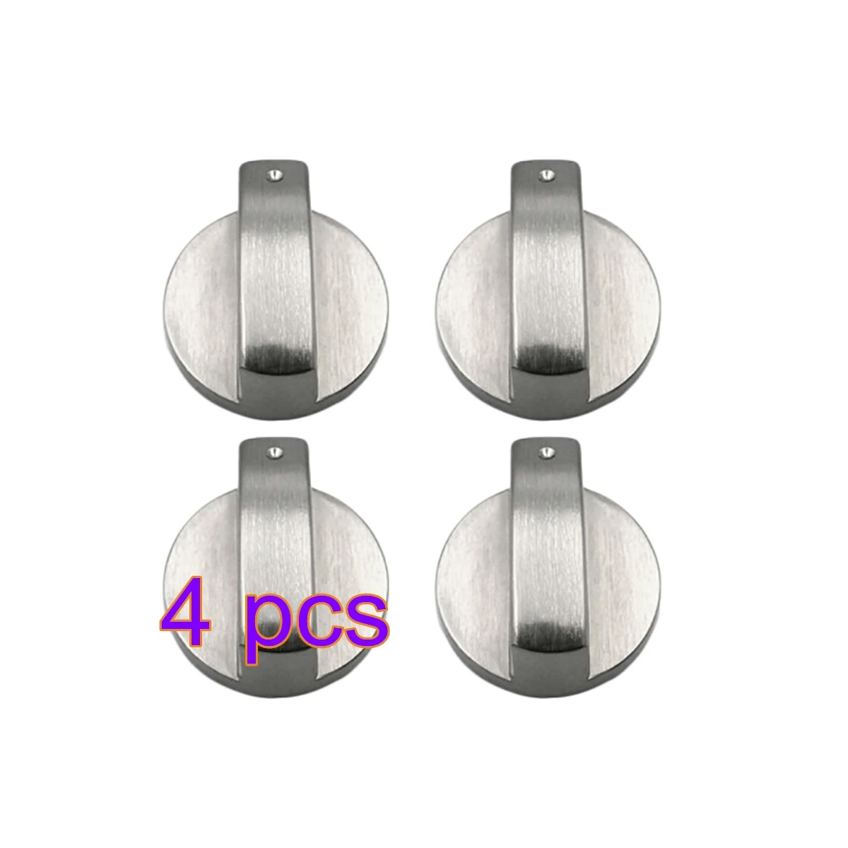 4pcs 1/4 шт Высокое качество поворотный переключатель Пособия по кулинарии газовая плита Запчасти плита ручка газовой плиты круглая ручка для газовой плиты - Цвет: 4pcs