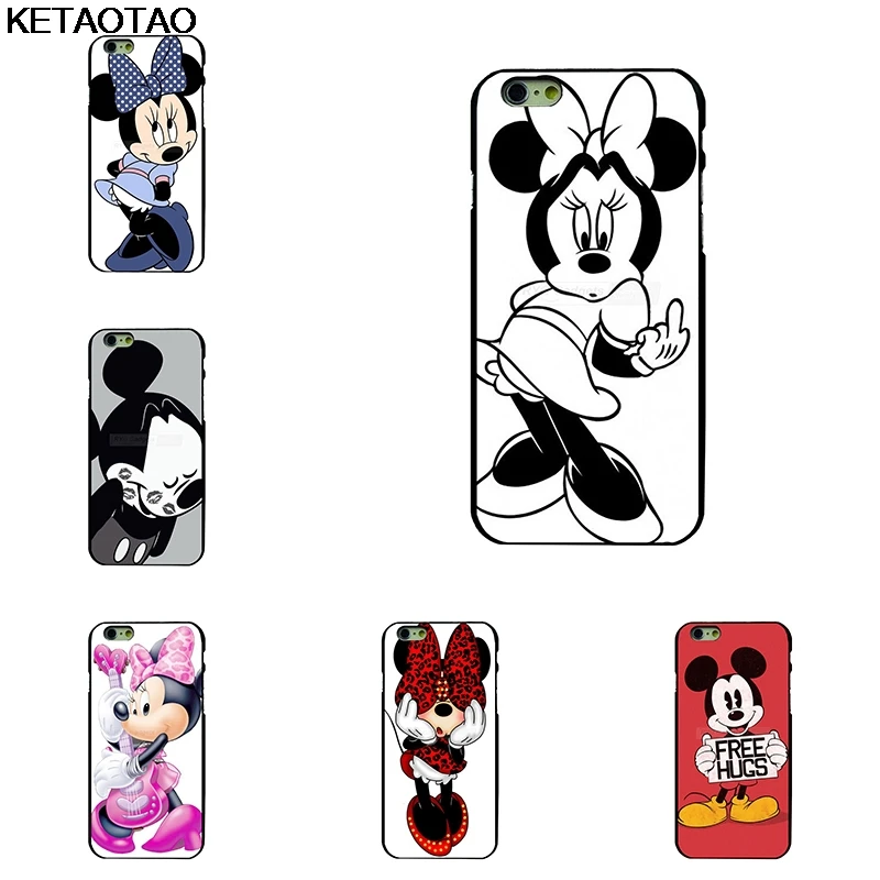 KETAOTAO милый Микки и Минни Забавный чехол для телефона s samsung S3 S4 S5 S6 S7 S8 S9 NOTE 4 5 7 8