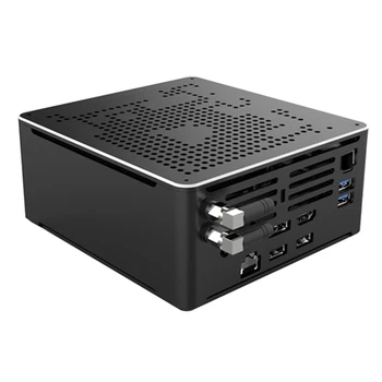 Online 2021 Neue Mini PC Intel I9 10980HK 8 Kerne 16 Themen 2LAN Gaming Computer 2 * DDR4 2 * M.2 NVMe SSD Win10 Pro 4K HTPC HDMI DP WiFi