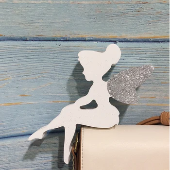 

Nordic Kids Room Decor Wooden Angel Fairy Children Bedroom Scandiniavian Decor Nursery Kids Room Decoration White Fairy Angel