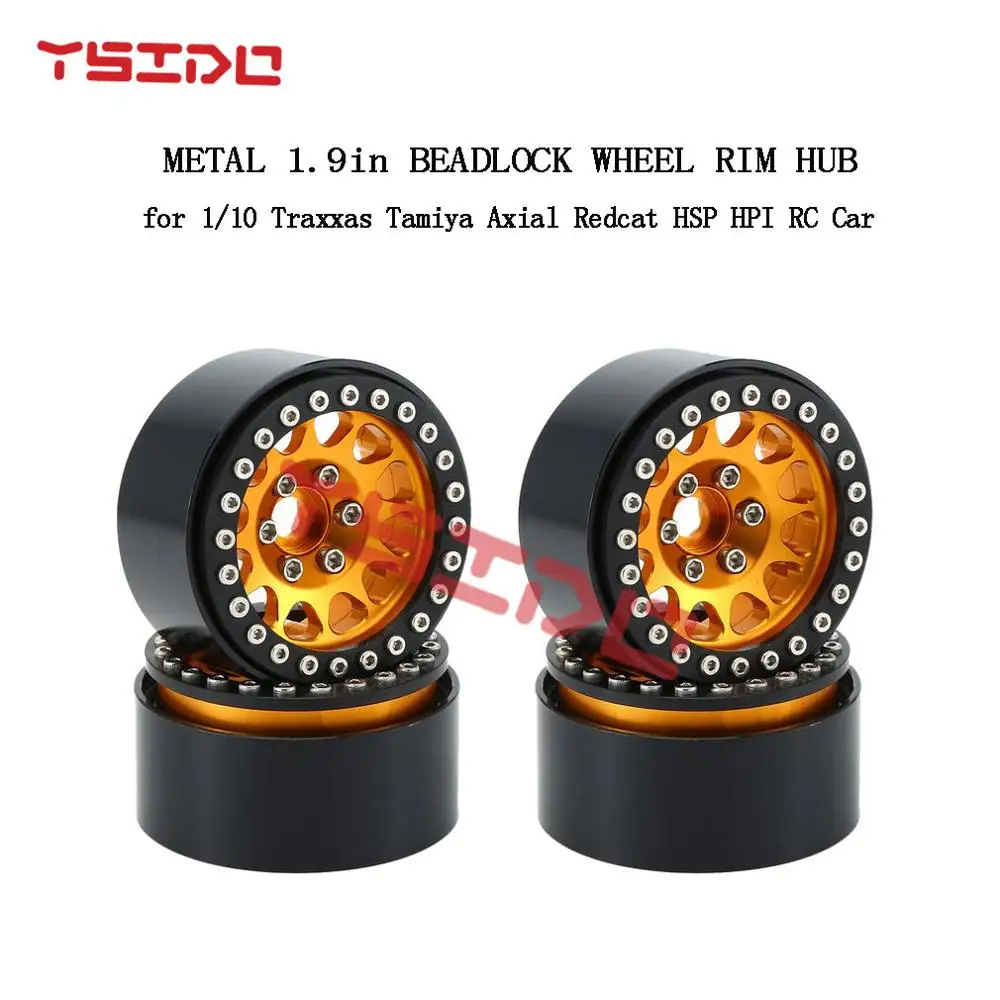 4 шт. алюминиевый сплав 1 9 2 Beadlock колеса диски для 1/10 RC Гусеничный осевой SCX10 II 90046