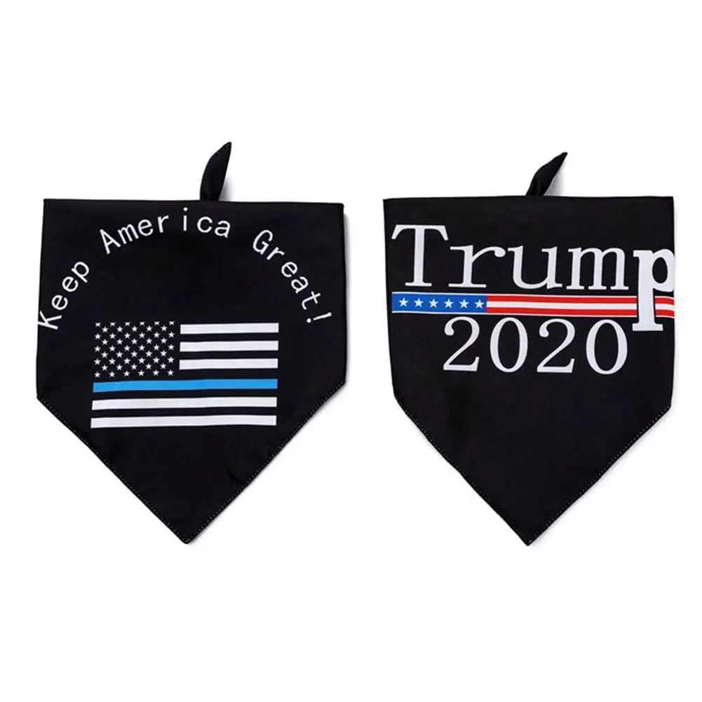 Keep America Great Trump 2020 слюнявчик Полотенце Унисекс бандана треугольный шарф головной
