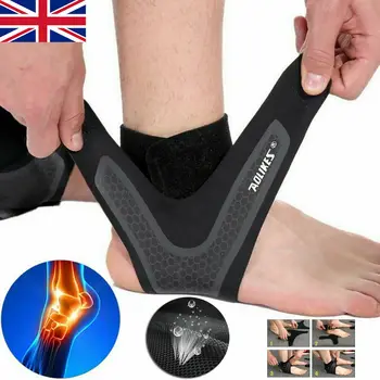 

1PC Adjustable Ankle Support Pads Ankle Sleeve Pressure Anti-Rotation Elastic Breathable Support Fitness Safety Protection