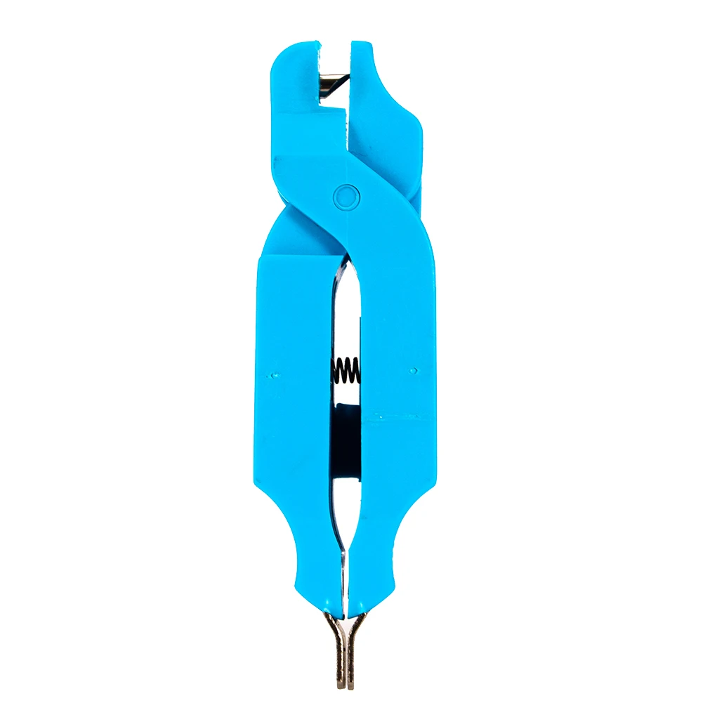 

1pc Fishing Line Clamp Plier ABS Stainless Steel Blue Bubble Shell High Strength Sea Fishing Boat Fishing Fixing Clip Parts