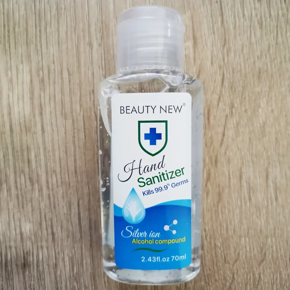 70ml Portable Alcohol Hand Sanitizer Gel Anti-bacteria Moisturizing Liquid Disposable No Clean Waterless Antibacterial Hands Gel (6)