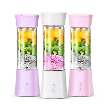 400 мл USB перезаряжаемая портативная 6 соковыжималок для сока, цитрусовых, лимонов, овощей, фруктов, смузи, соковыжималки