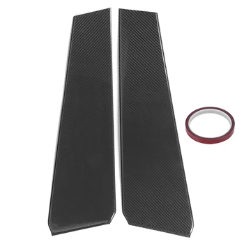 

B-Pillar Cover Dry Carbon Fiber B-Pillar Trim Sticker Decor Fit for Maserati Quattroporte/Ghibli 2013-2020 Car Styling New