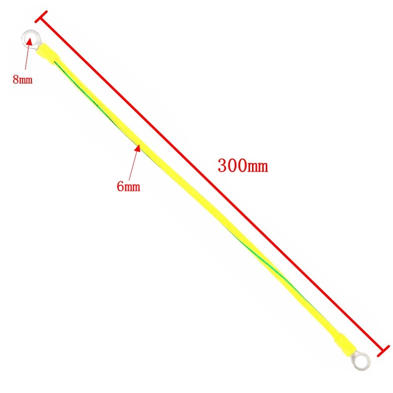 Провод заземления желтый и зеленый заземляющий провод плетеный провод Медь провода 2,5/4/6 мм Gangbei