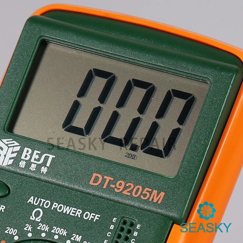 Ceny Multimetr DT 9205M ulepszona wersja hurtowa najlepszy 9205M ręczny ekran LCD cyfrowy multimetr z brzęczykiem miernik testowy Dropship