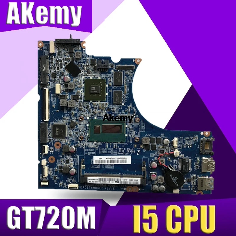 

DA0ST6MB6F0 Laptop motherboard for Lenovo Flex-14 original mainboard I5-4200U GT720M