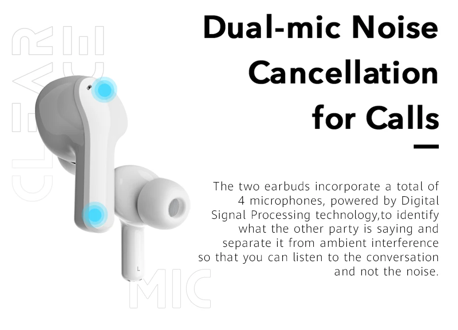 Huawei Honor Earbuds X1 TWS Wireless Bluetooth 5.0 Earphones Sports Earbuds Noise Cancellation Dual Microphone Calls SBC & AAC