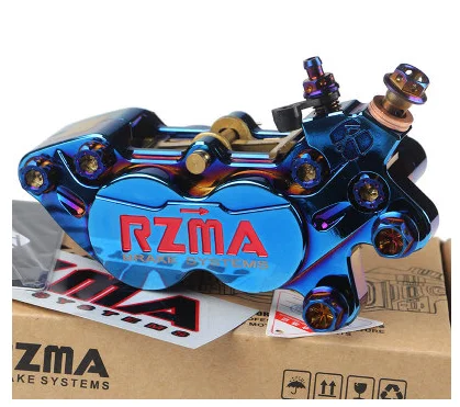 RZMA Rezuma тормозной суппорт m430 большой до четырех тормозной насос с ЧПУ большой Абалон Электрический Мотоцикл аксессуары - Цвет: Синий