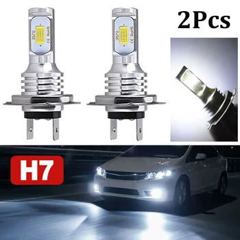 

2Pcs H7 LED Car Headlights High or Low Beam 55W 8000LM Super Bright 6000K White daytime running lights Car Accessories