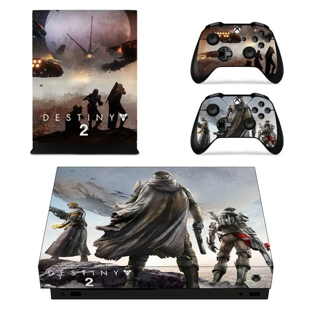 Наклейка s Destiny 2 для Xbox One X виниловая кожа Наклейки Обложка Pegatinas one консоль пульт