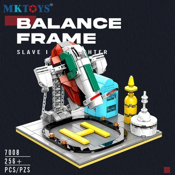 

Astronaut Space Station Spacecraft Building Blocks MOC Balance Frame 3D Model DIY Mini Bricks Educational Toys For Children Gift