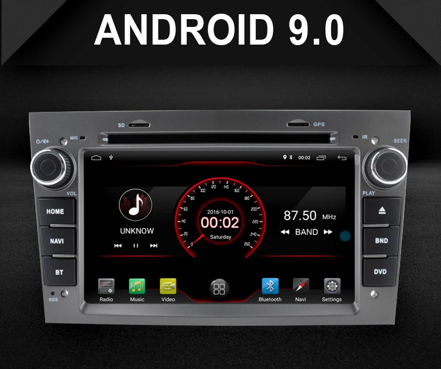 Автомобильный мультимедийный плеер Android 9 1 GPS Bluetooth стерео fit OPEL ASTRA VECTRA CORSA радио