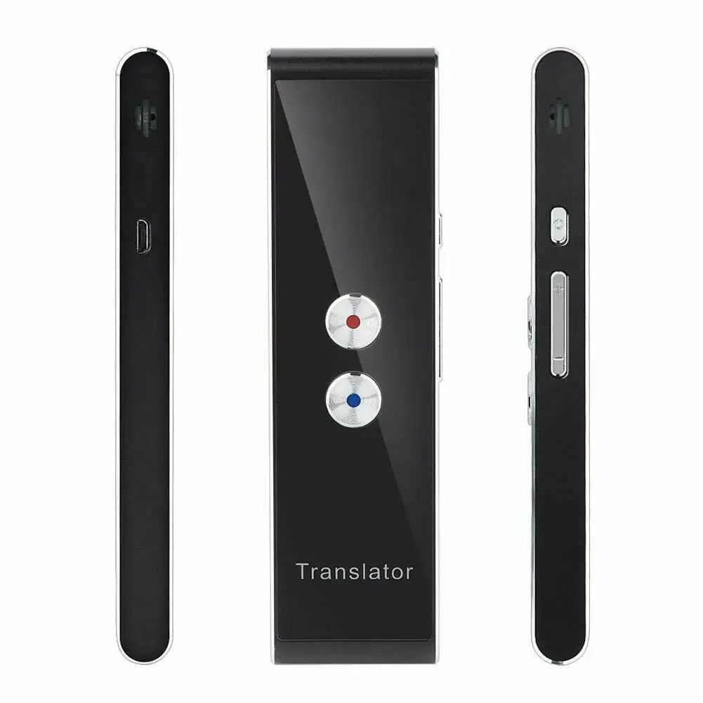 Беспроводной Bluetooth язык s переводчик портативный мгновенный многоязычный умный голосовой переводчик в реальном времени для путешествий бизнеса