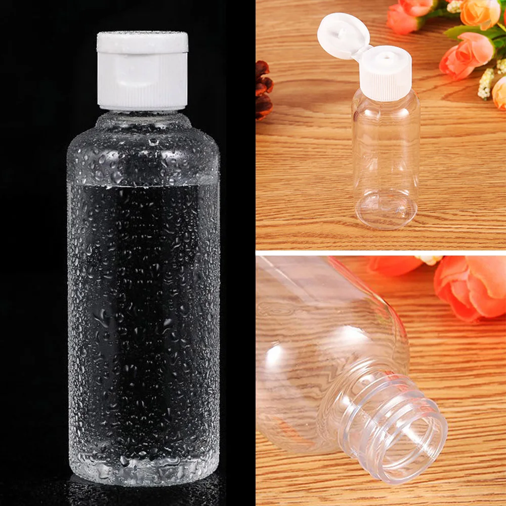 

100ml PET Clear Empty Travel Refillable Lotion Liquid Shampoo Makeup Container Hand Wash Plastic Bottles