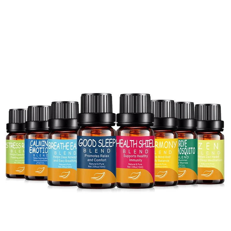 

1 Set Pure Natural Aromatherapy Essential Oils Set Anti-stress Aroma Diffuser Oil Accessory