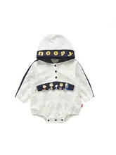 Body en coton pour nouveau né, vêtement pour bébé, imprimé de chien de dessin animé, combinaison pour garçon et fille, douce et chaude 