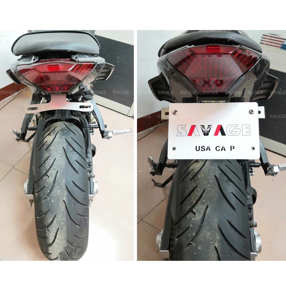 Держатель номерного знака для YAMAHA MT 07 MT07 FZ07 2014 2020 15 16 17 18 2019 мотоциклетный