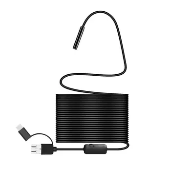 

2/3.5/5/10M 8MM Micro USB Type-c USB 3-in-1 Computer Endoscope Borescope Tube IP68 Waterproof USB Inspection Mini Video Camera