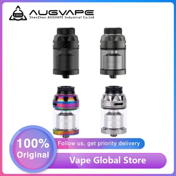 

Original Augvape Intake Dual RTA Vape Tank Deck 4.2ml/5.8ml Atomizer 26mm Leekproof Top To Side Airflow Top Filling E-Cigarette