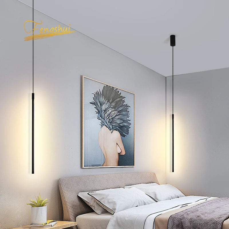 Современный светодиодный подвесной светильник s Nordic Loft с затемнением для