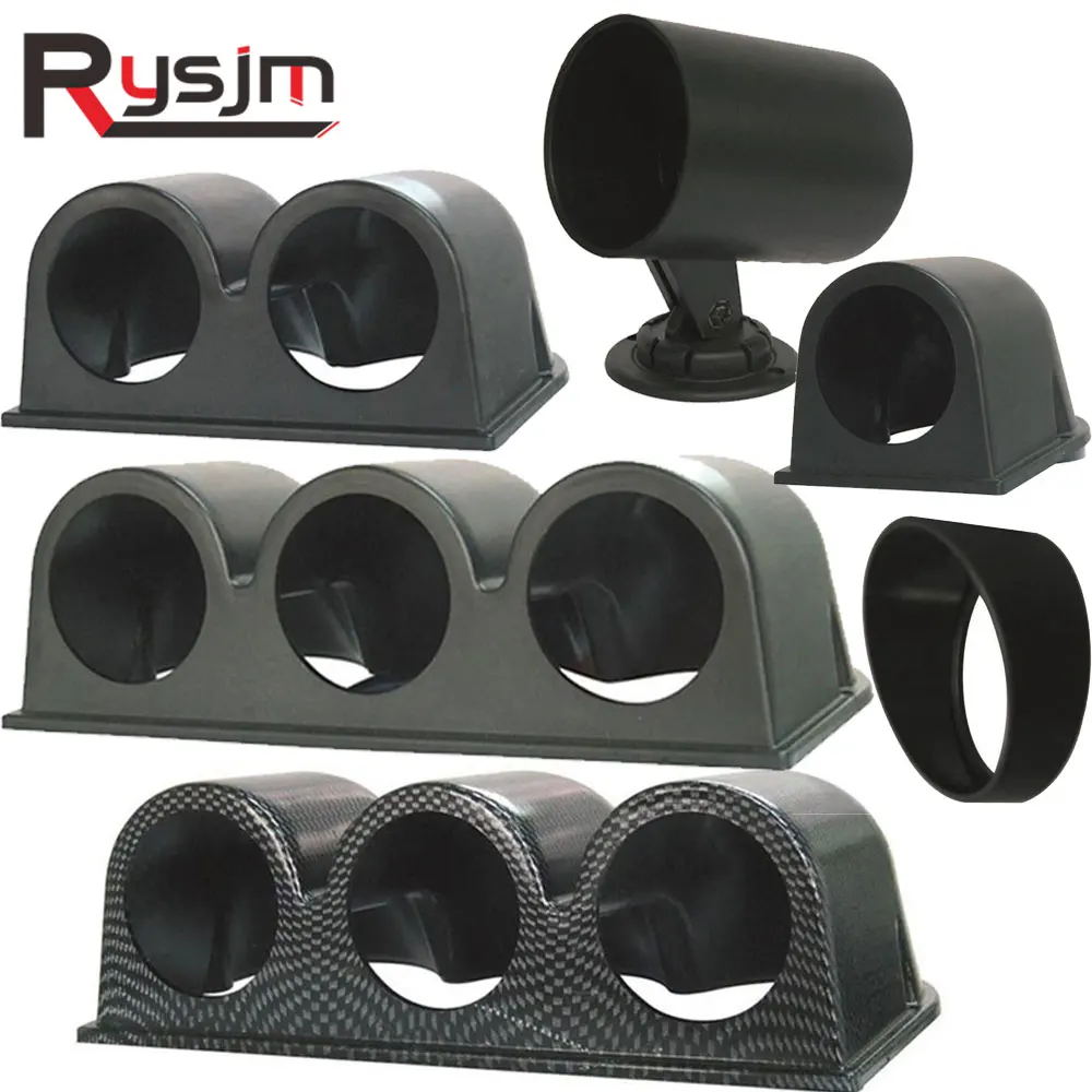2inch 52mm Car Gauge Pod Mount Holder Universal Single Double Triple Meters Holder for Left Right Drive Car Styling Side car meters holder