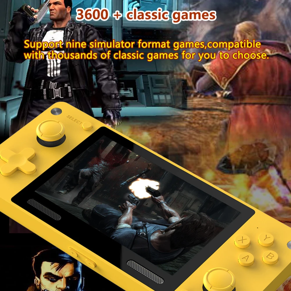 4.0 inch IPS HD Screen Retro Video Gaming Console Gamemax Open Source System Handheld Portable Classic Game Players