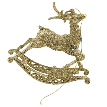 

Christmas Deer Pendants Ornaments For Xmas Tree DIY Ornament Christmas Party Decorations Kids Gift Hanging Drop Ornaments