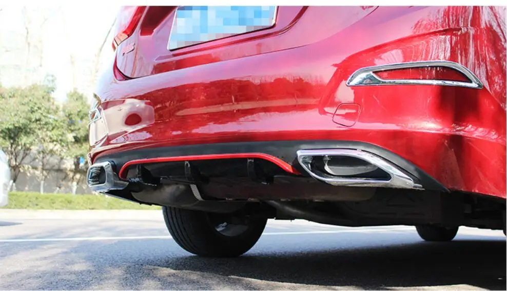 Губа заднего бампера из АБС пластика автомобильный диффузор для Chevrolet cruze 2017