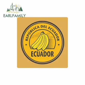 

EARLFAMILY 13cm x 13cm for Republica Del Ecuador Car Stickers Vinyl Refrigerator RV VAN Fine Decal JDM Accessories Cartoon Anime