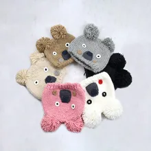 Детская зимняя шапка для девочек, шапочки ручной работы для маленьких мальчиков, вязаная шапка с помпоном для маленьких мальчиков, мягкая теплая шапочка, зимняя шапка для девочек