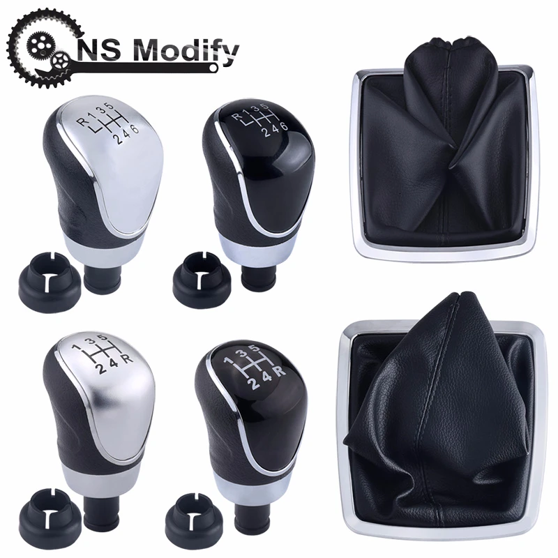 

NS Modify 5/6 Speed MT Gear Shift Knob Lever Gaiter Boot Cover For Ford Focus 2 MK2 FL MK3 MK4 MK7 MONDEO KUGA GALAXY FIESTA