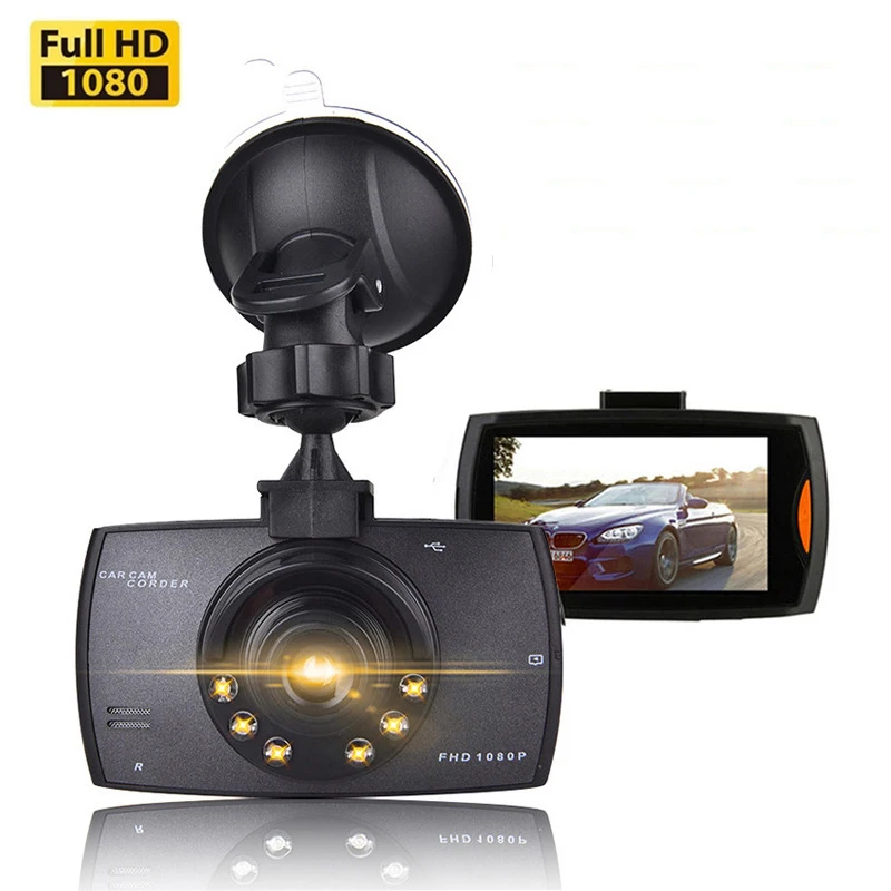 Видеорегистраторы для автомобилей Dashcam Камера 2 4 дюймов Full HD 1080P видео