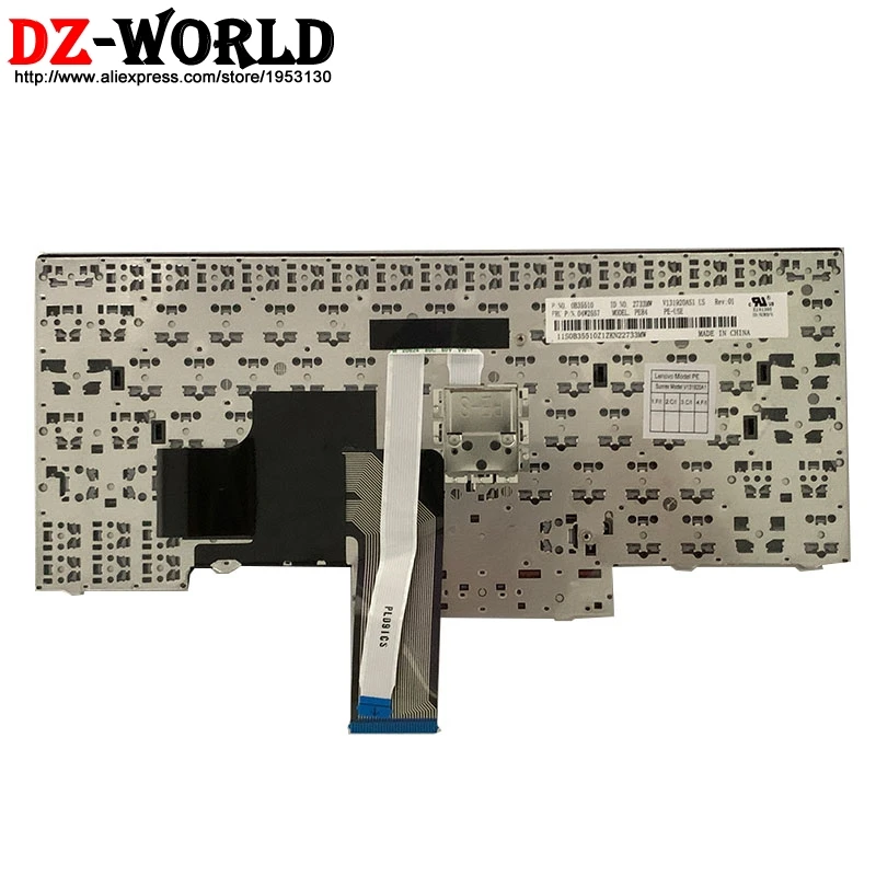 Inglês dos Eua Teclado para Lenovo Novo Thinkpad E430 E430c E435 E445 Laptop 04w2557 S430 E330 E335 - Imagem 2