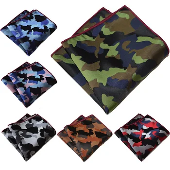 

Men Camouflage Pocket Square Hanky Wedding Party Handkerchief Men's Accessories YXTIE0302