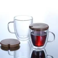 Двухслойная стеклянная кружка боросиликатного термостойкая офисная чашка домашний стол чашки теплоизоляция Чай Молоко Кофе Кружки