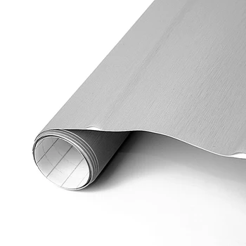 

Wall Sticker Sheet Car Exterior Silver Decal Film Protector 31cm x 150cm Matte