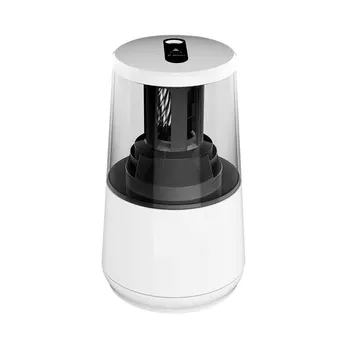 

Heavy Duty Electric Pencil Sharpener,Helical Steel Blade Sharpen, Auto Stop for No.2/Colored Pencils(6-8mm)（white）