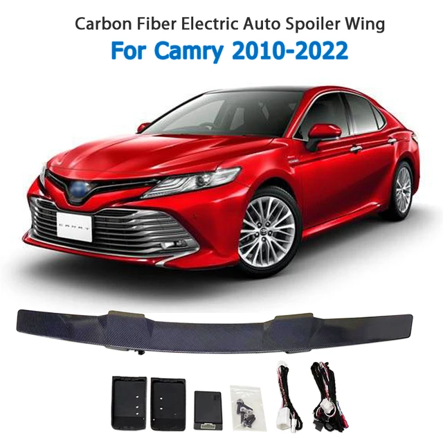 New Electric Automatically Universal Rear Trunk Tail Boot Lid Car Spoiler  Wing For All Sedan Glossy Carbon Fiber - Spoilers & Wings - AliExpress